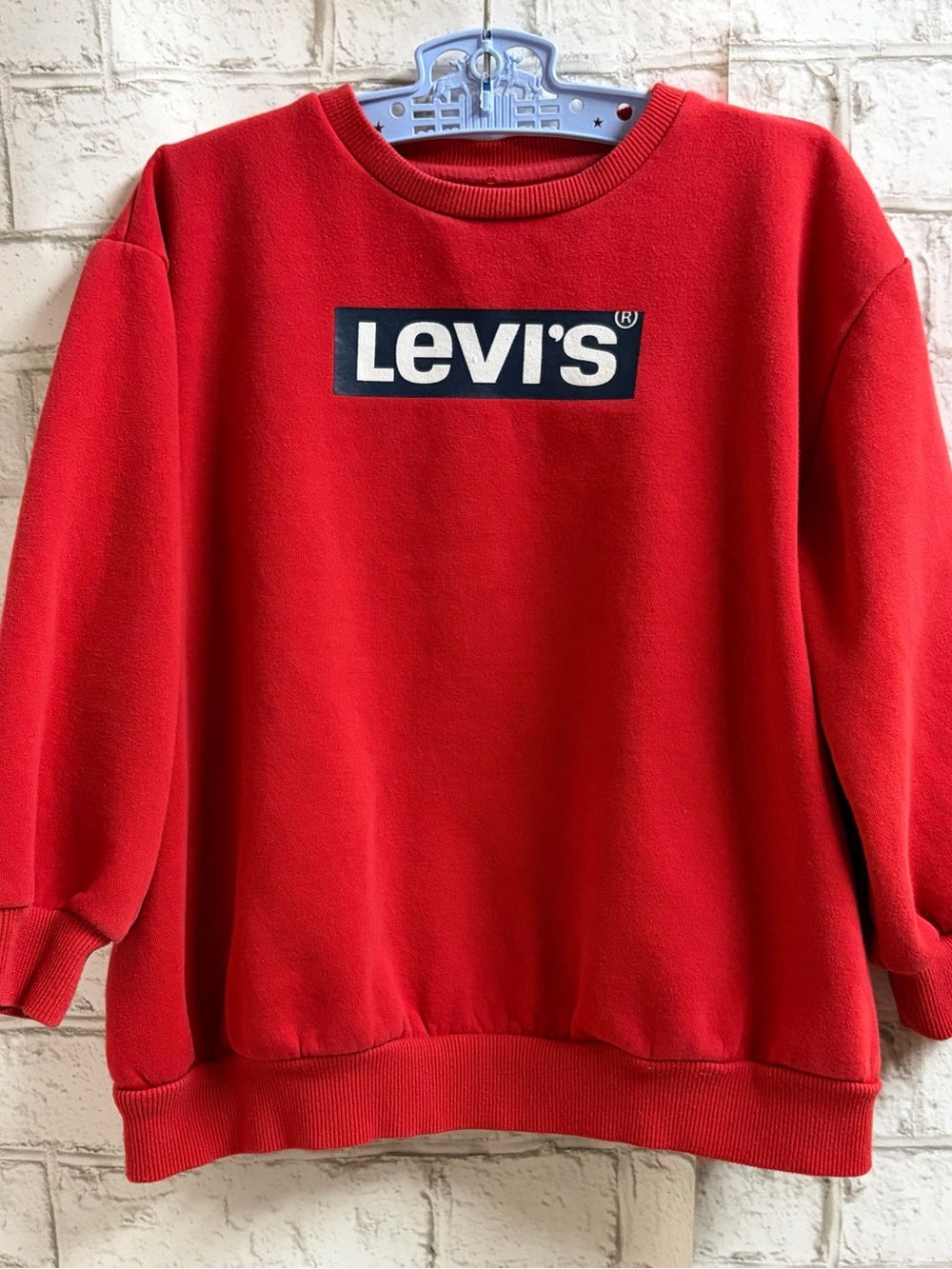 Vintage Boys Levi's Red Crewneck Sweatshirt